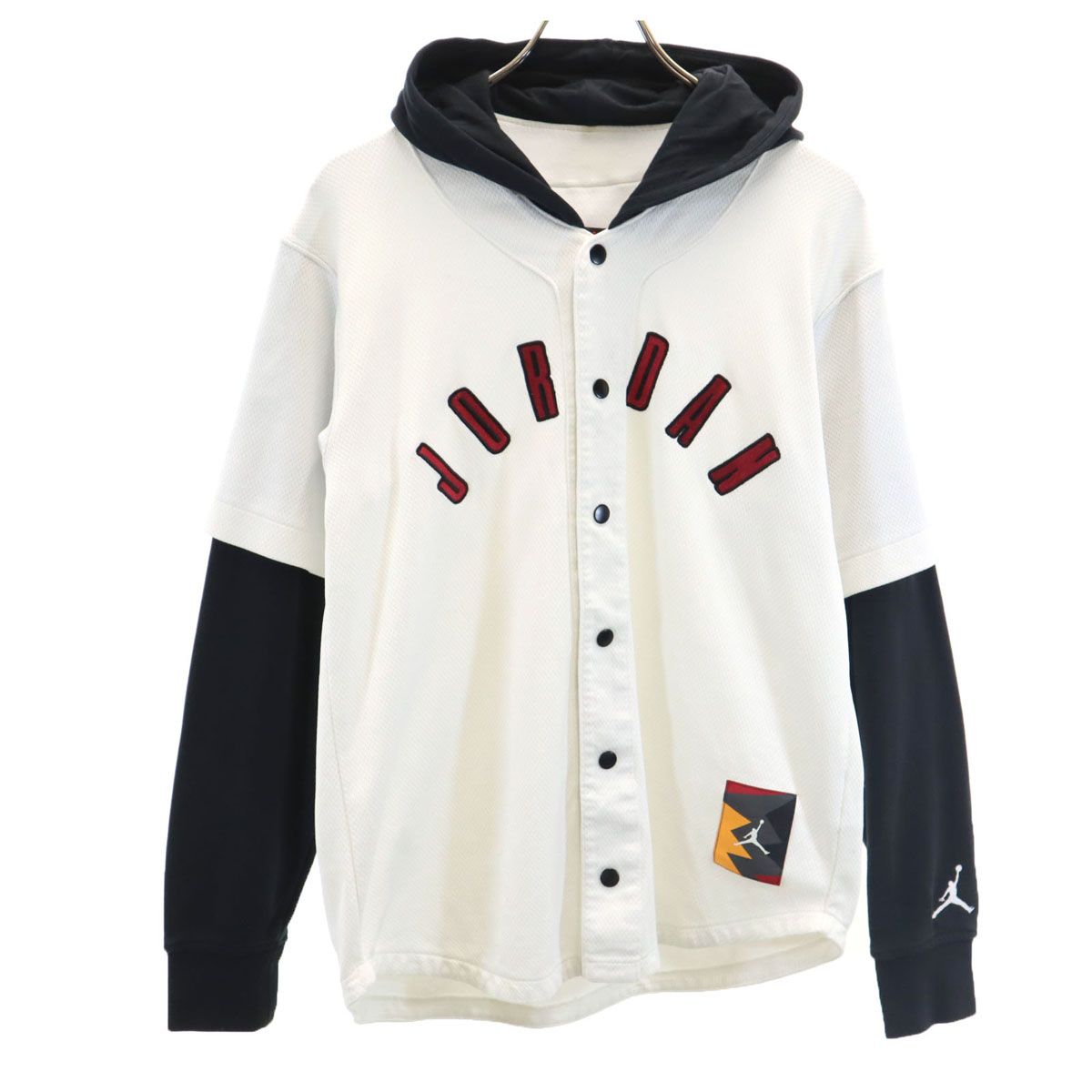 AIR JORDAN 長袖 レイヤード ベースボール パーカー