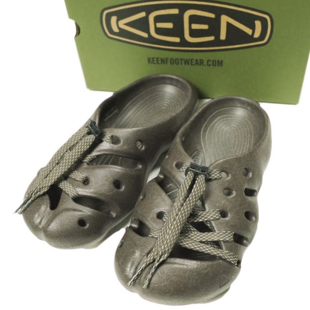 KEEN x Pilgrim Surf+Supply キーン ピルグリム サーフ+サプライ 25SS 別注 Yogeez ヨギーズ 1030288 US5(23cm) Chocolate Brown/Whisper White リカバリー クロッグ サンダル