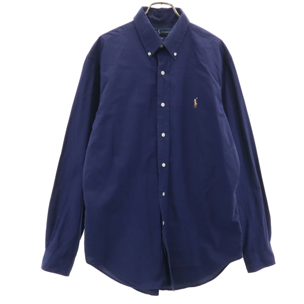 RALPH LAUREN ラルフローレン 長袖 ボタンダウンシャツ M ネイビー