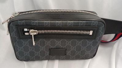 GUCCI GG Black Belt Bag "Black"
