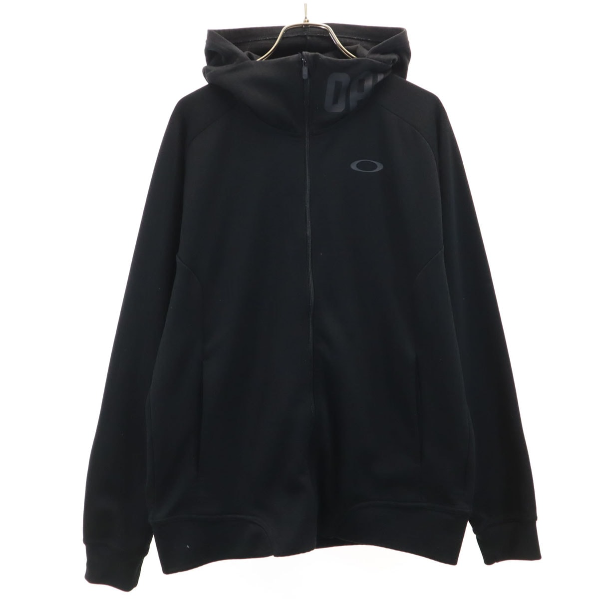 OAKLEY オークリー 長袖 ジップパーカー L ブラック