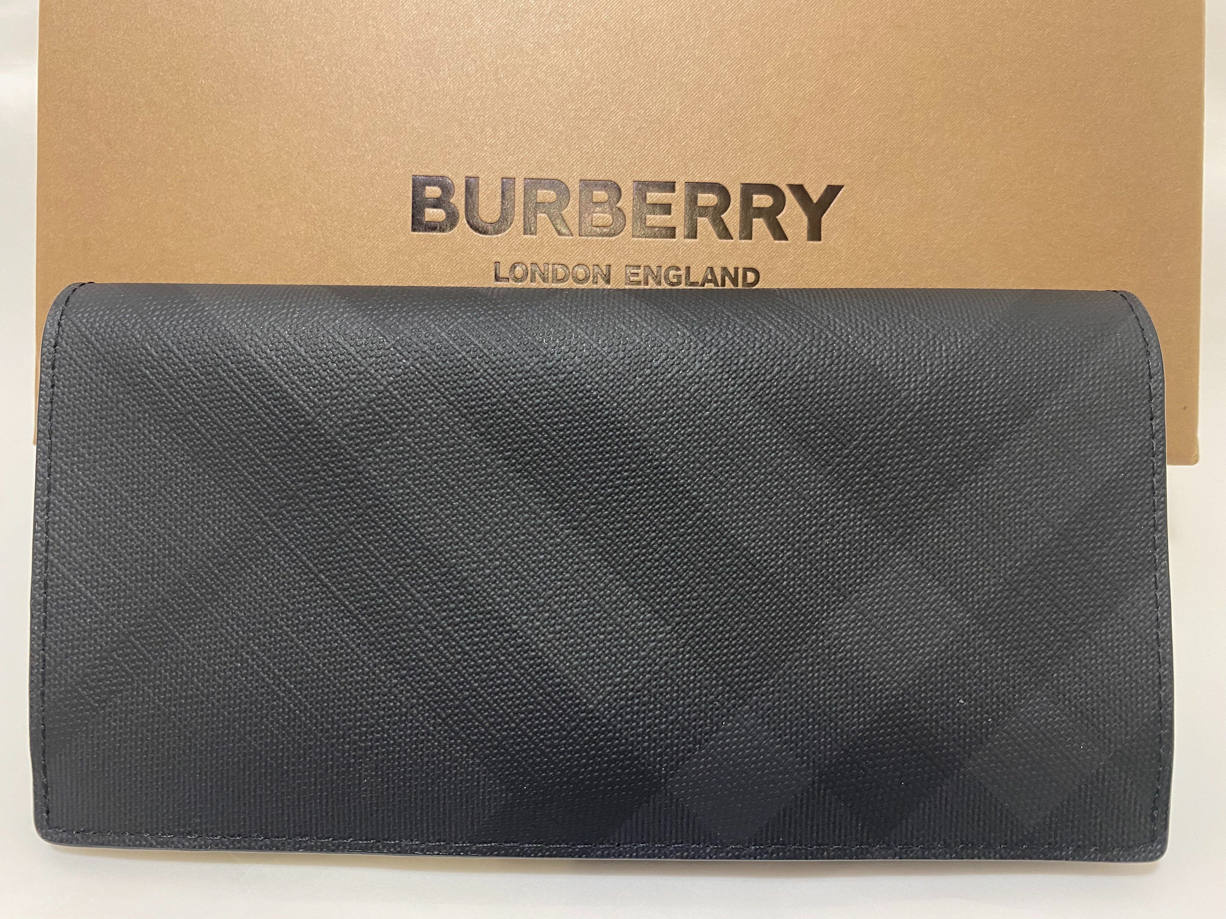 バーバリー 長財布 メンズ 定番柄 上品 ビジネス