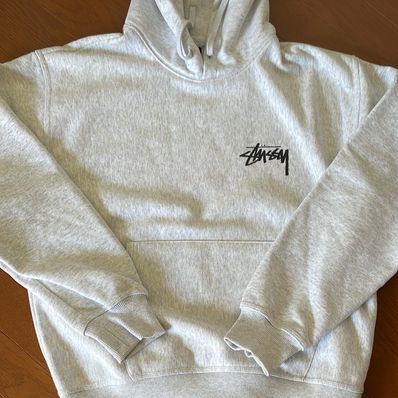 Stussy Plush Hoodie "Ash Heather"