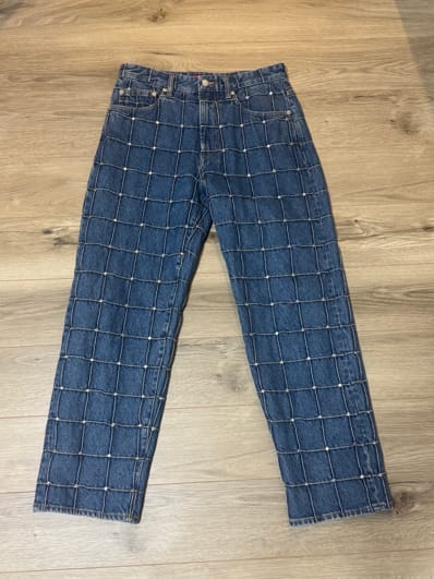 Supreme Studded Seam Loose Fit Jean "Blue"