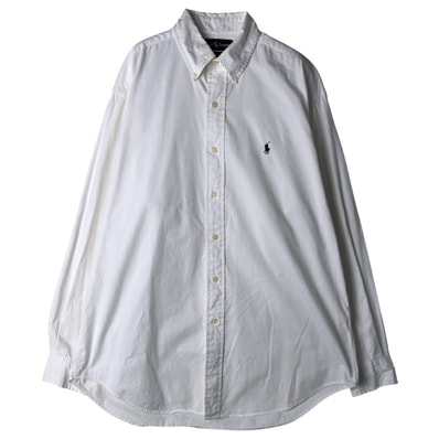 古着 ラルフローレン Ralph Lauren BLAKE 長袖 ボタンダウンシャツ メンズM相当/eaa458003