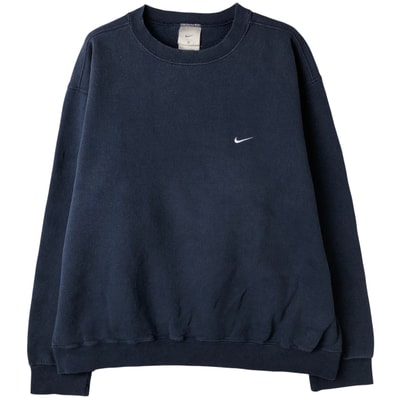 古着 00年代 ナイキ NIKE ワンポイントロゴスウェットシャツ トレーナー メンズXL相当/eaa609120
