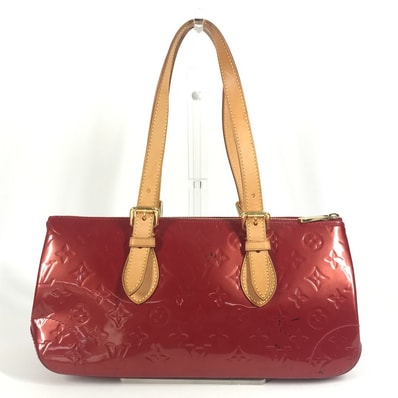 ルイヴィトン LOUIS VUITTON ローズウッドアヴェニュー M93507 モノグラムヴェルニ カバン 肩掛け トートバッグ ショルダーバッグ モノグラムヴェルニキャンバス ポムダムール レッド