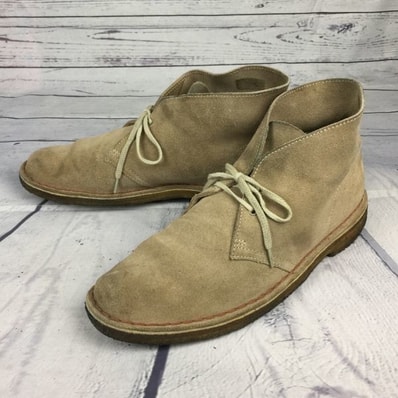 クラークス★デザートブーツ【27.0程度/ライトベージュ】クレープソールClarks ORIGINALS◆Z-79