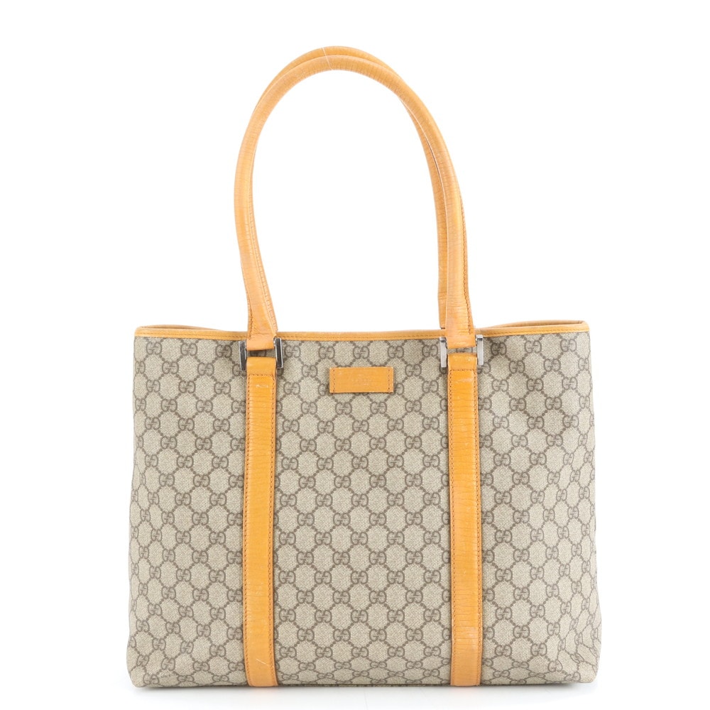 ■美品 グッチ GGスプリーム 114288 トート バッグ