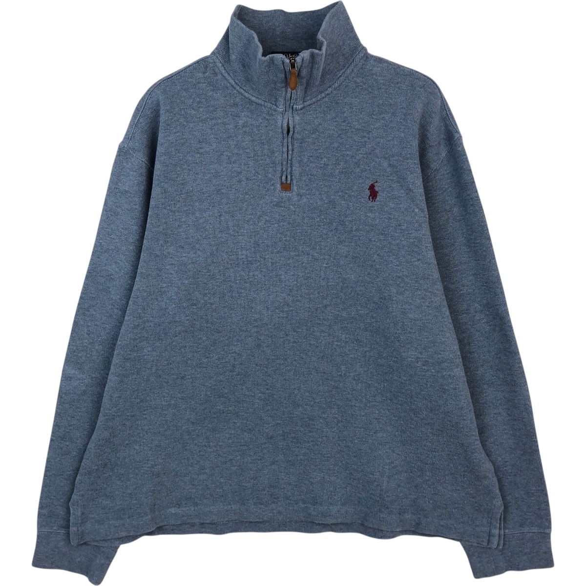 古着 ラルフローレン Ralph Lauren POLO RALPH LAUREN ハーフジップスウェットシャツ トレーナー メンズL相当/eaa624349