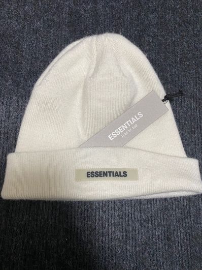 FEAR OF GOD ESSENTIALS Cuff Beanie "White"