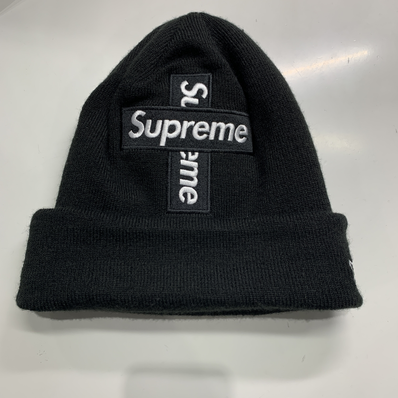 Supreme New Era® Cross Box Logo Beanie "Black"