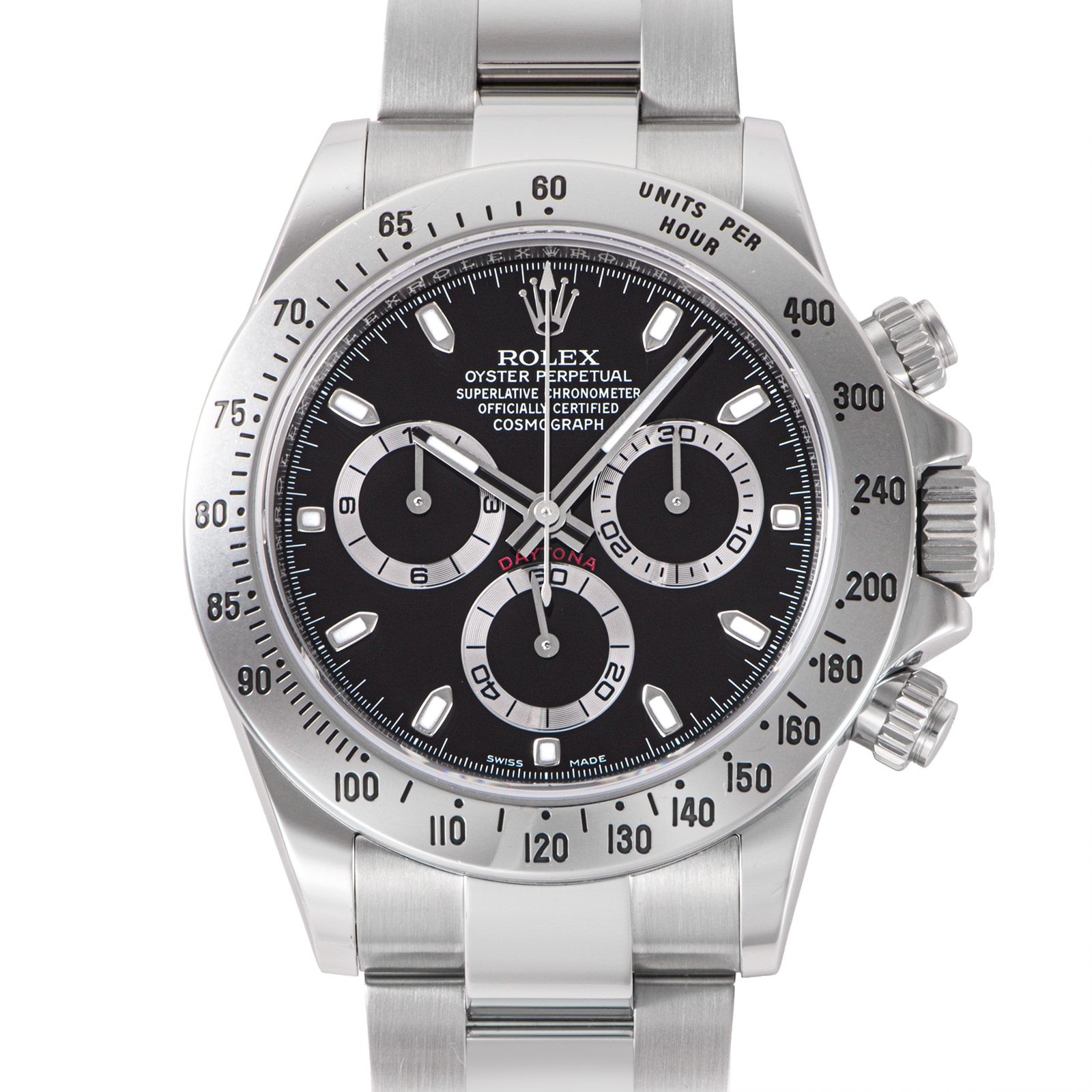 ROLEX ロレックス デイトナ 116520 鏡面バックル ステンレススチール【中古】