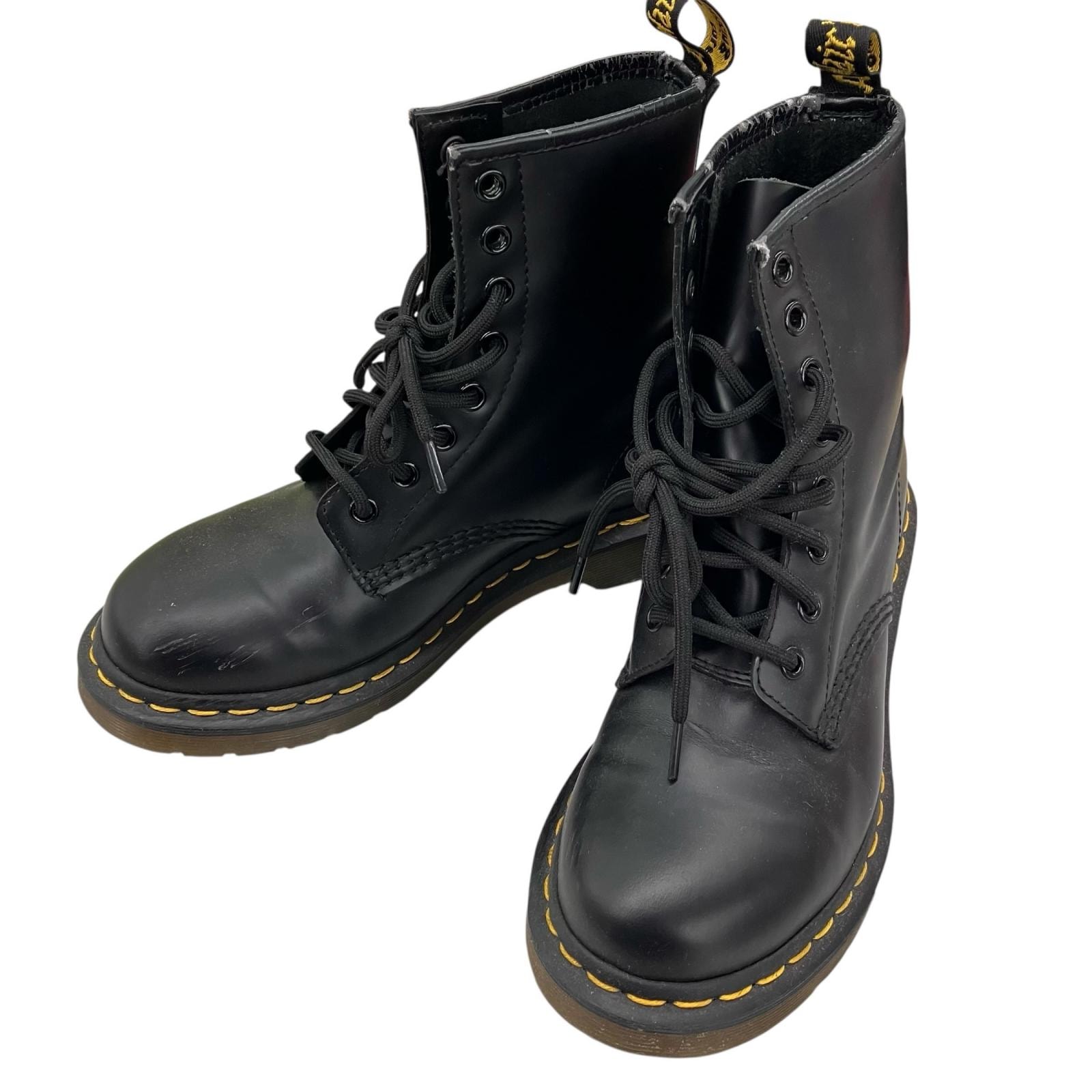 186005 現状品 Dr.Martens ドクターマーチン 8ホール ブーツ UK4 23cm 11821 ブラック レディース