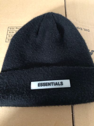 FEAR OF GOD ESSENTIALS Cuff Beanie "Black"