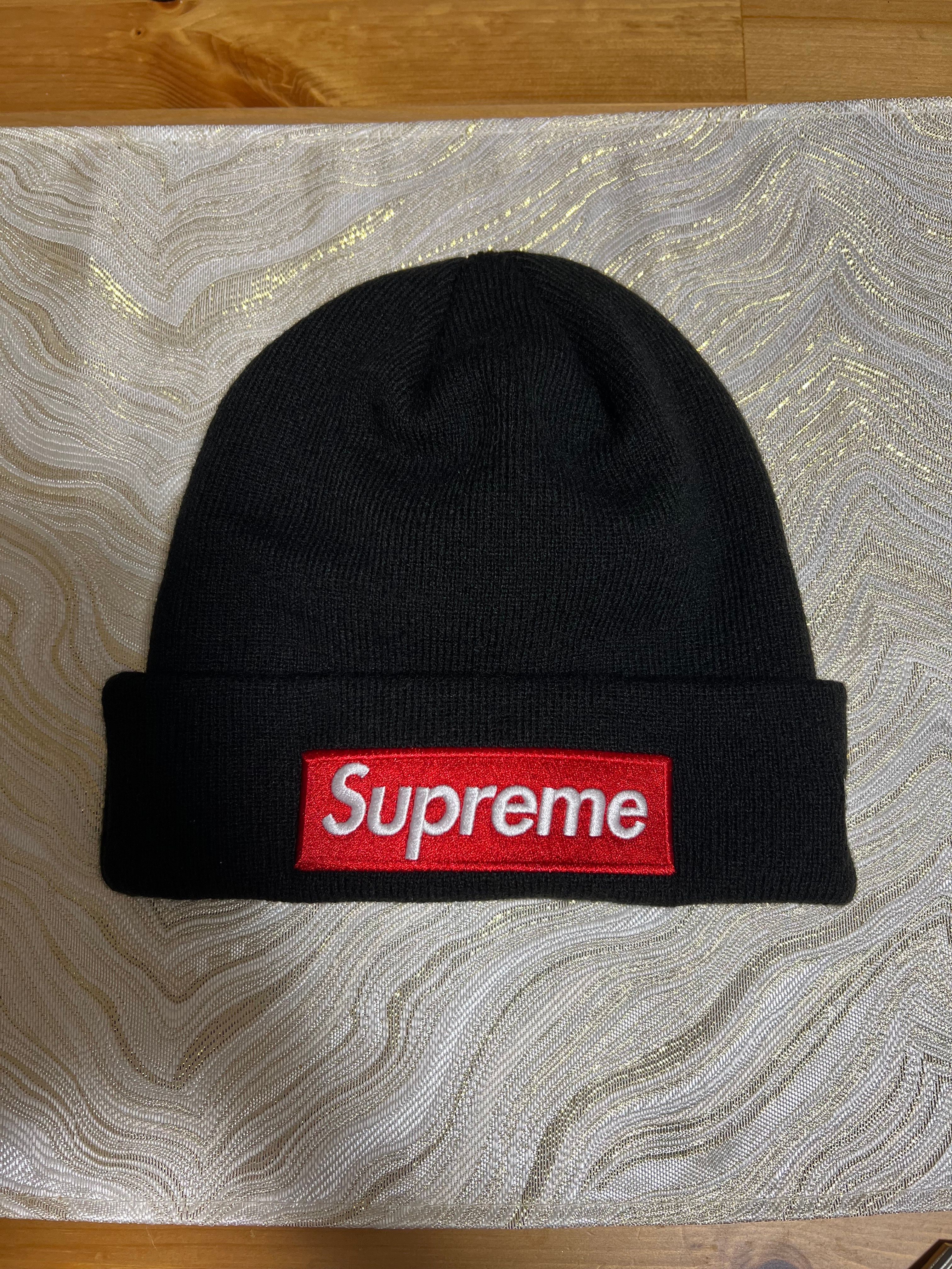 Supreme New Era Box Logo Beanie "Black"