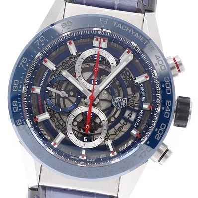 ☆良品 タグホイヤー カレラ キャリバーホイヤー01 メンズ 【中古】