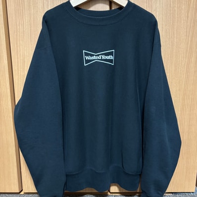 Wasted Youth Sweatshirt #2 OTSUMO PLAZA EXCLUSIVE ITEM "Black" / VERDY
