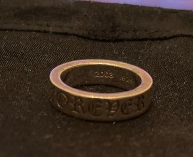 Chrome Hearts Spacer Ring 6mm CH Forever (US7.5-US13) "Silver"