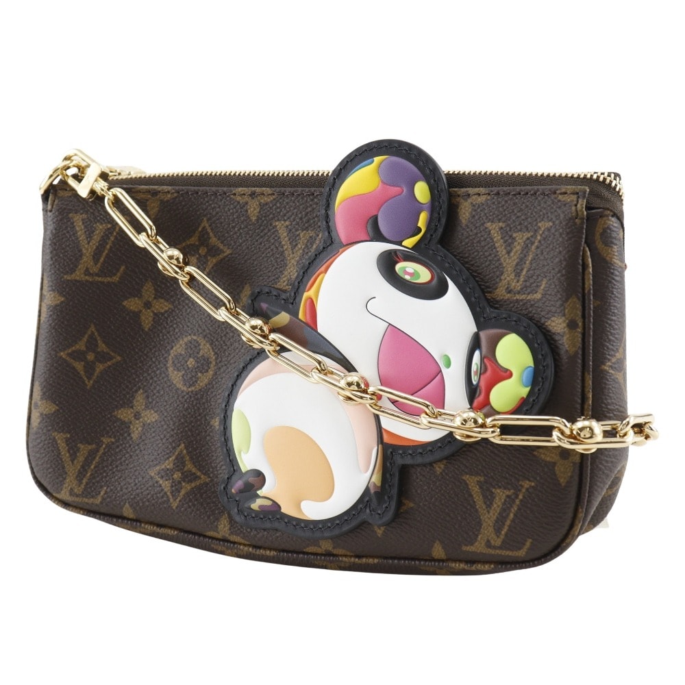A (未使用に近い)】ルイ・ヴィトン LV TM ポシェット・アクセソワール