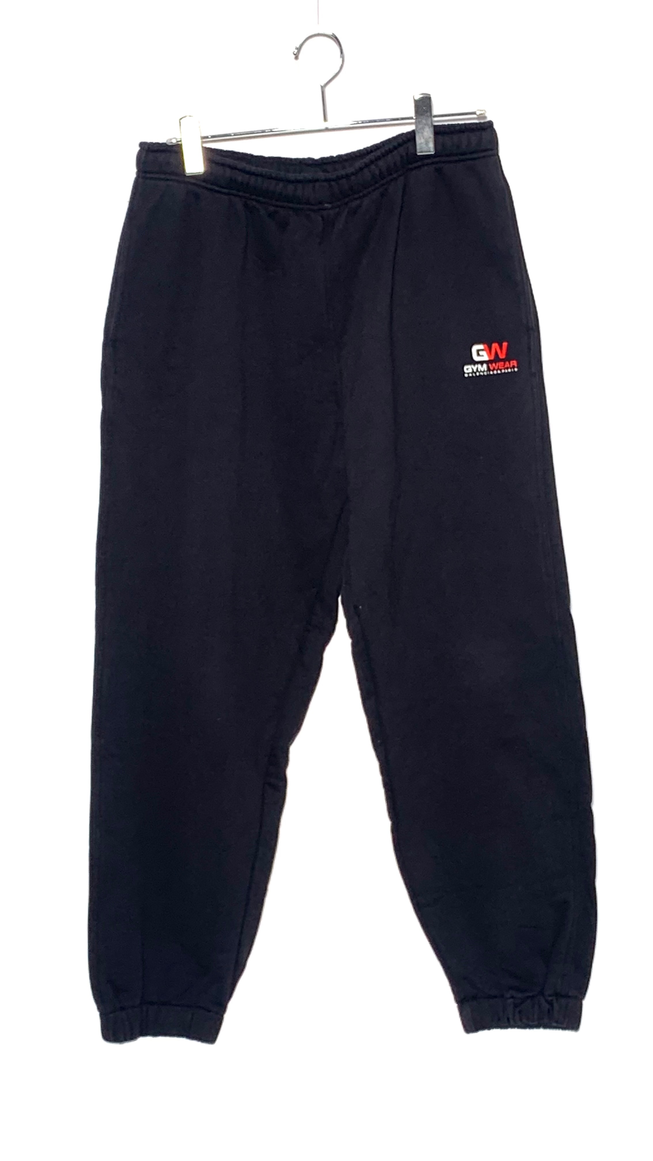 Balenciaga Gym Wear Printed Trousers BLACK