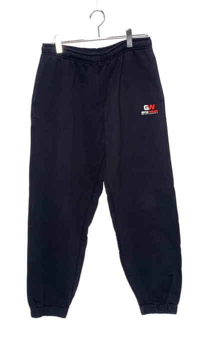 Balenciaga Gym Wear Printed Trousers BLACK