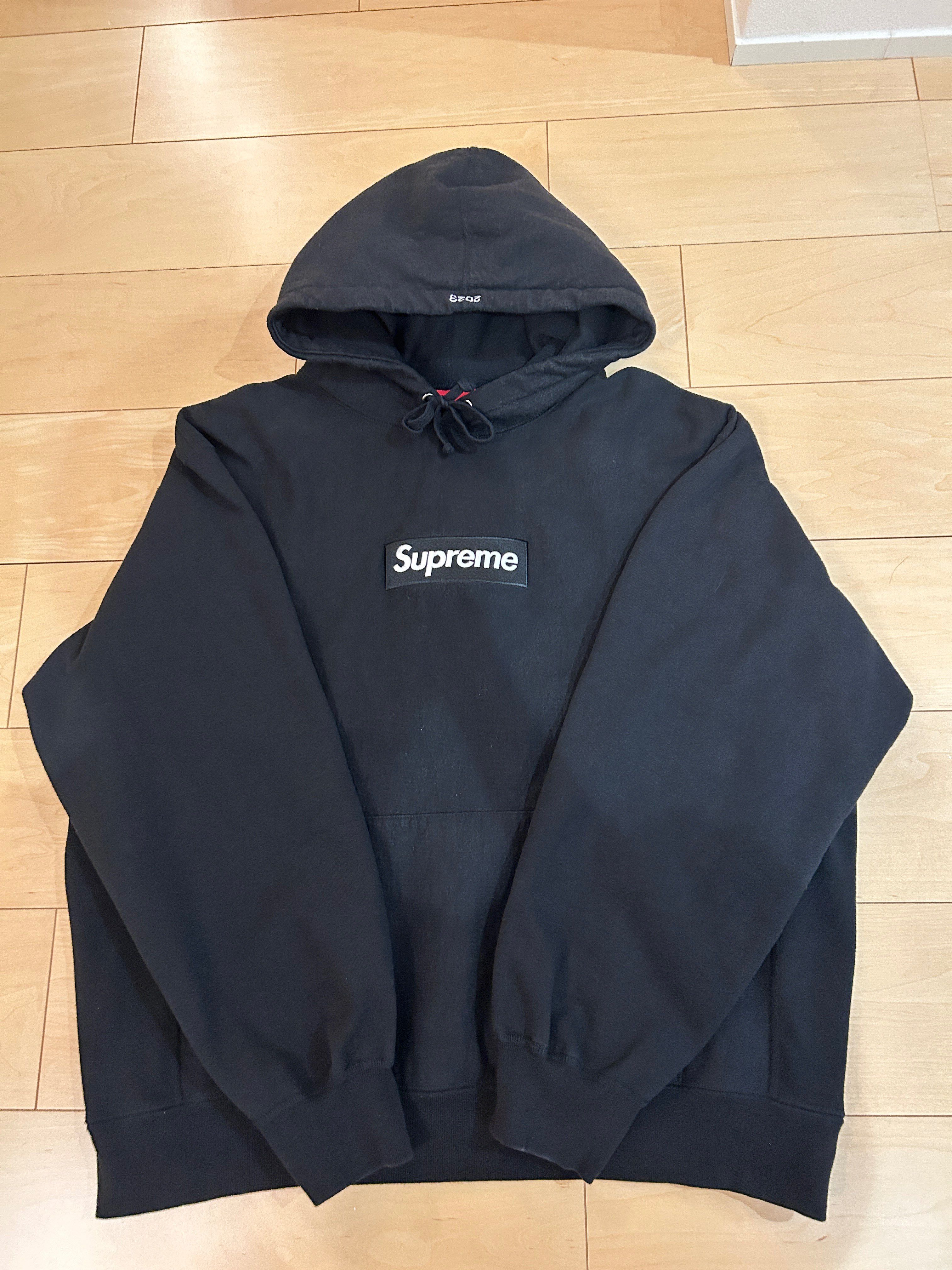 Supreme Box Logo Hooded Sweatshirt "Black" (23FW)