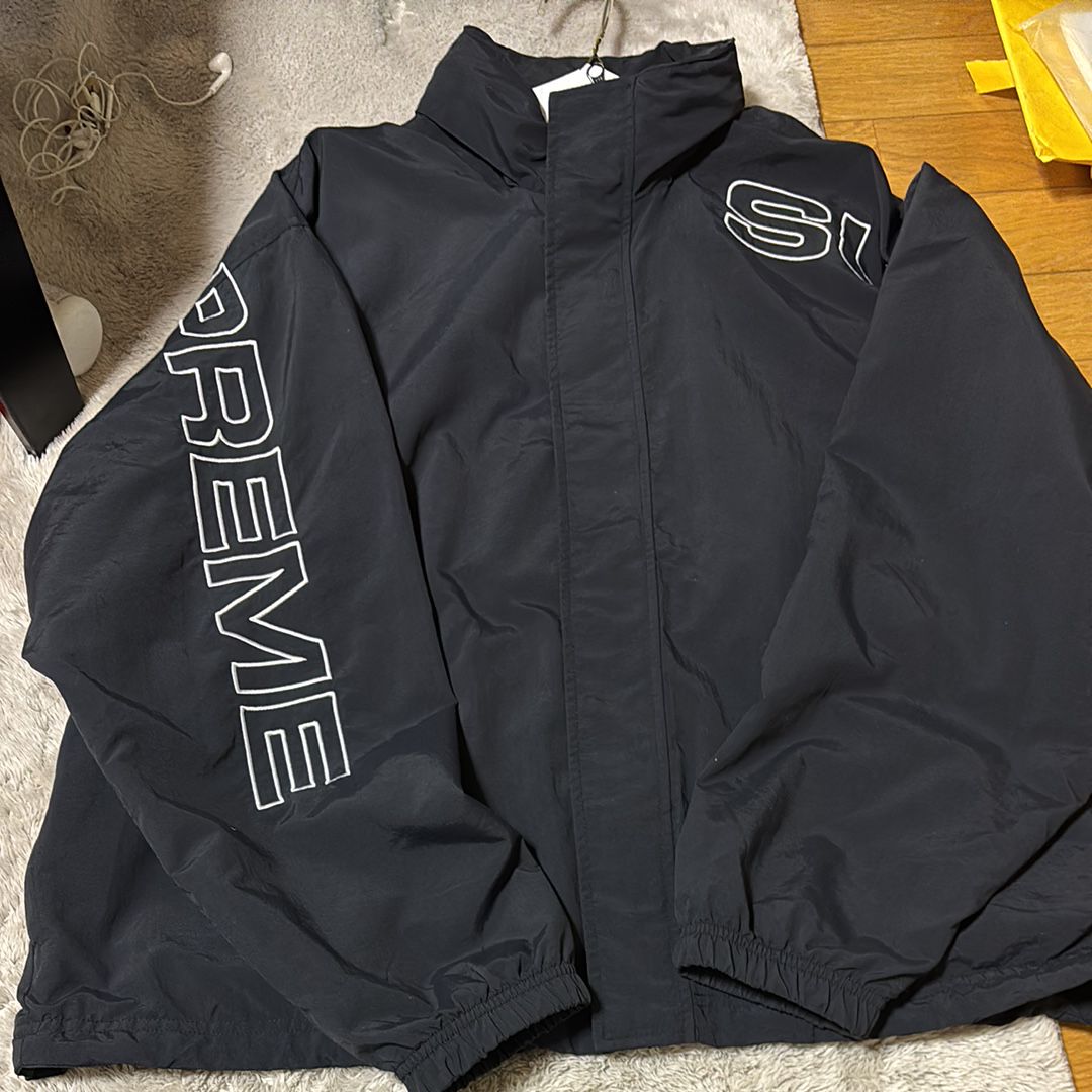 Supreme Spellout Embroidered Track Jacket 