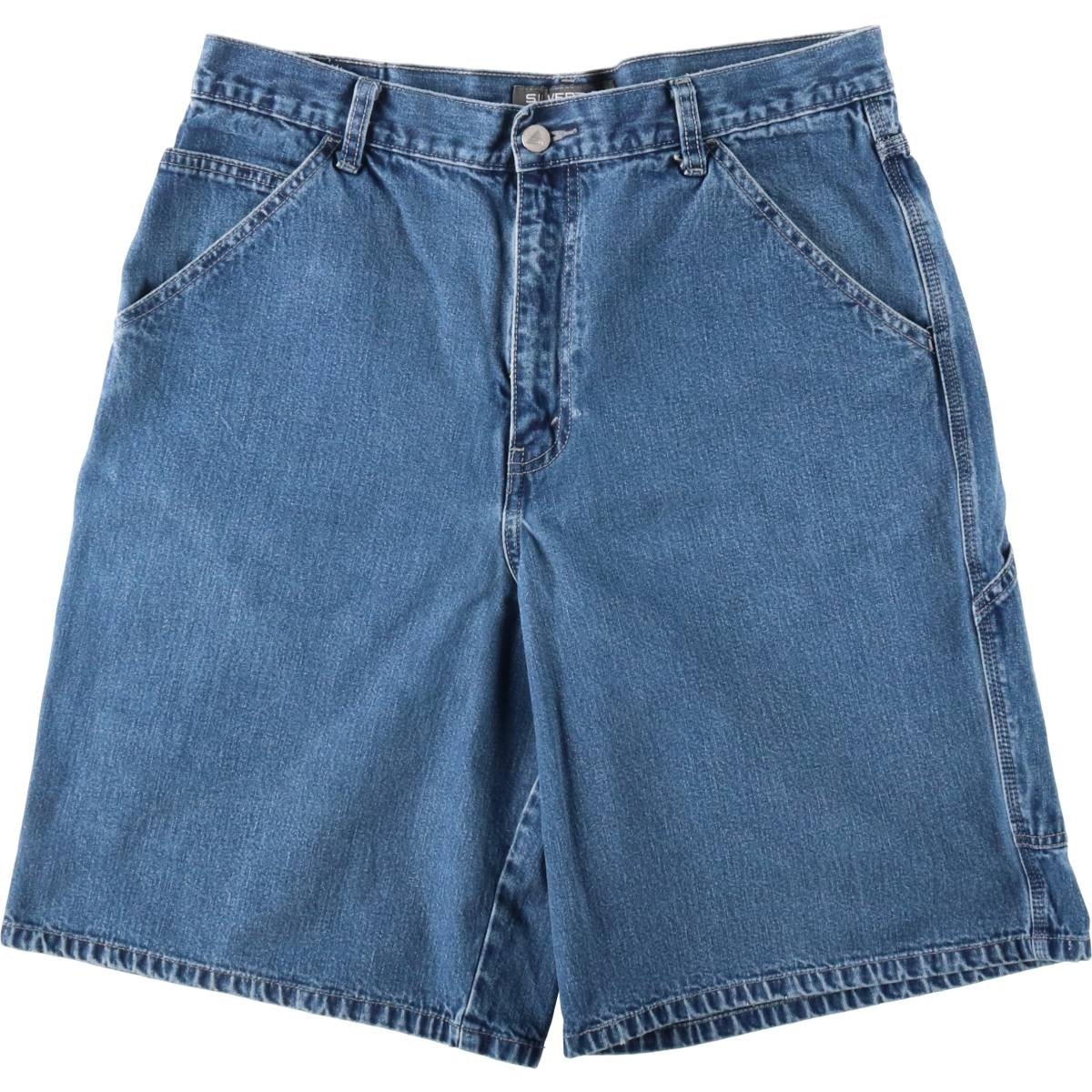 古着 リーバイス Levi's SILVER TAB シルバータブ デニムペインターショーツ ハーフパンツ メンズw34相当/eaa661878