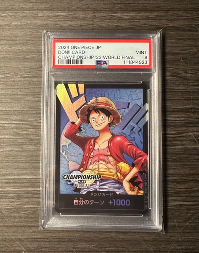 ドン!!カード : モンキー・D・ルフィ (プロモーションカード「チャンピオンシップ2023 ワールドファイナル記念品」)