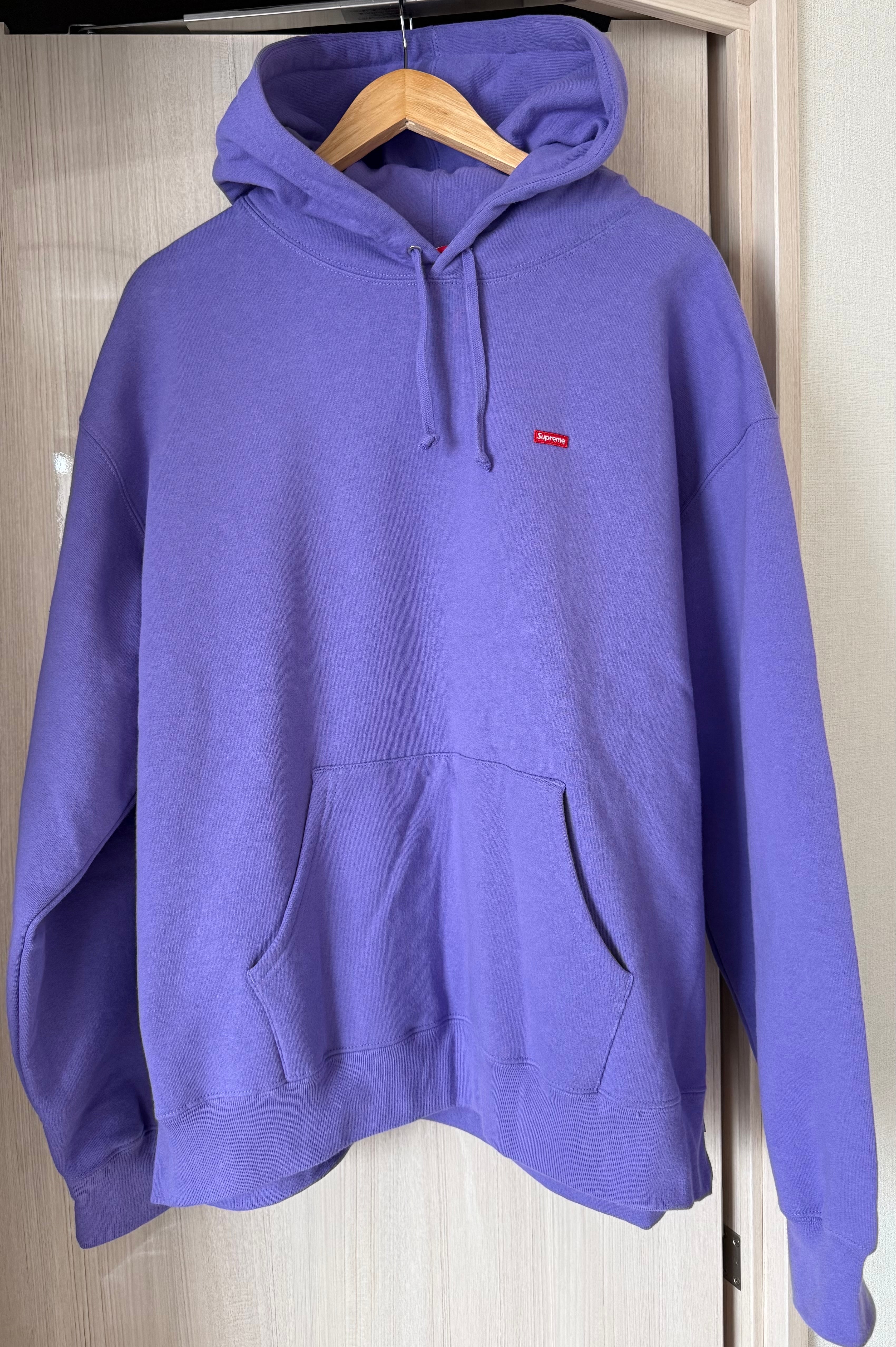 Supreme Small Box Hooded Sweatshirt "Purple" (24FW)