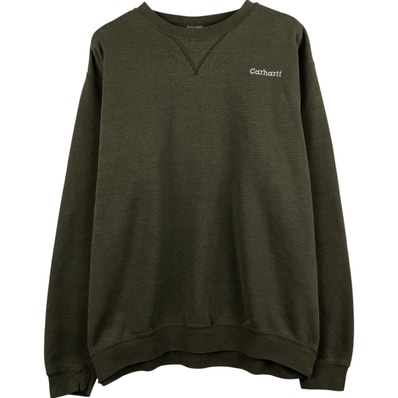 古着 カーハート Carhartt ワンポイントロゴスウェットシャツ トレーナー メンズXL相当/eaa599002