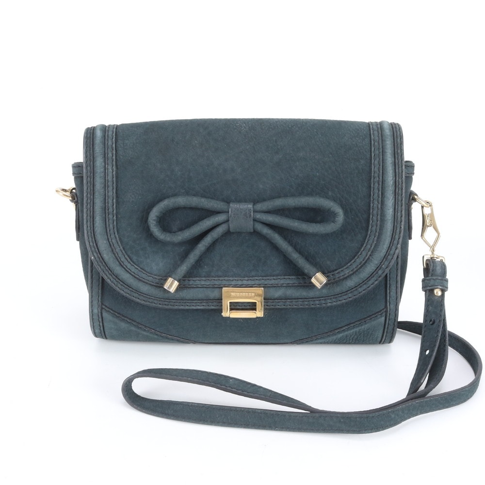 ■美品 バーバリー リボン モチーフ クロスボディショルダーバッグ