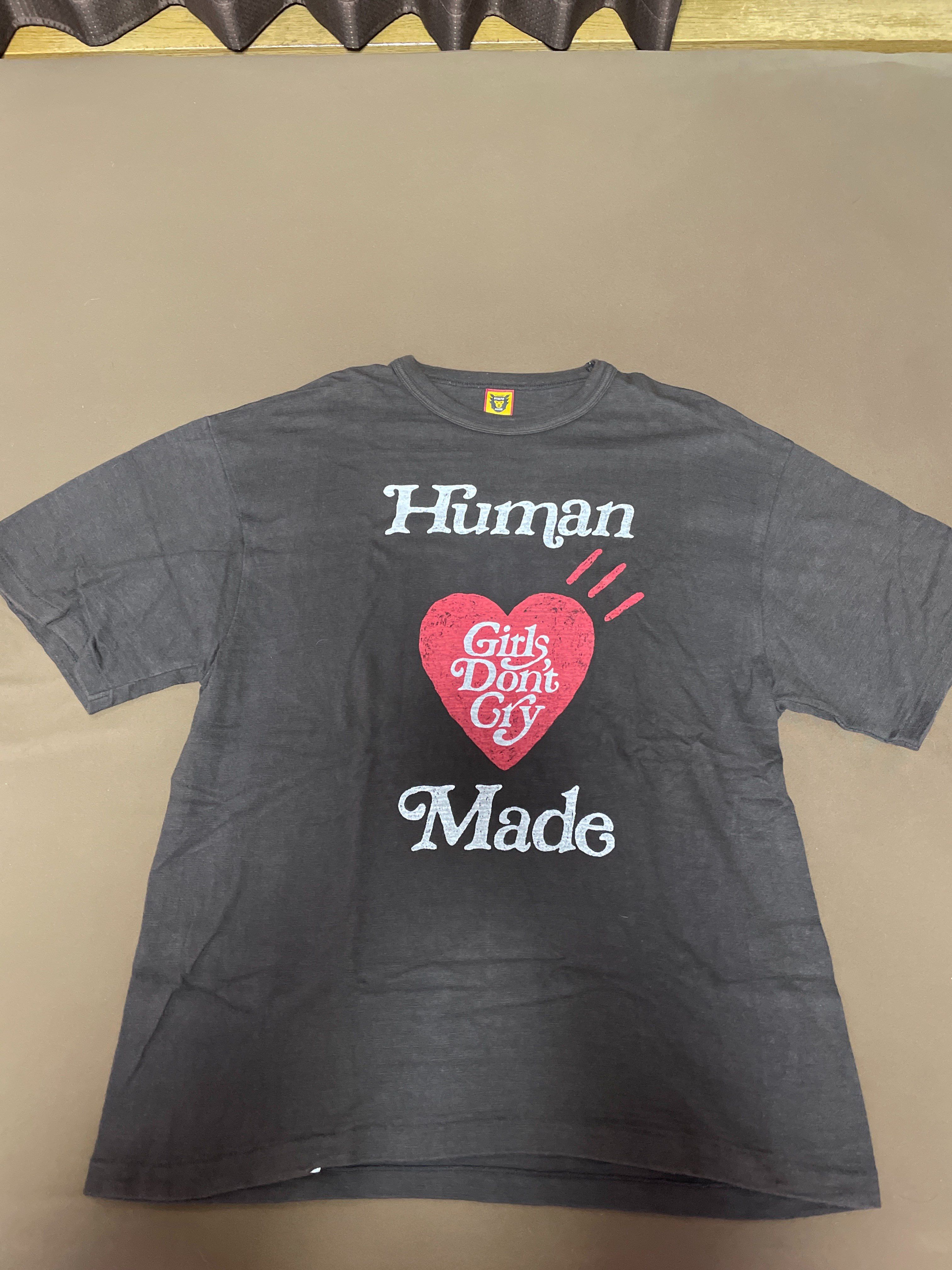 HUMAN MADE Girls Don't Cry Tee 1 "Black" / VERDY