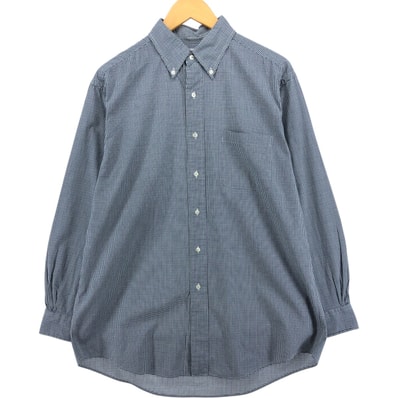 古着 ブルックスブラザーズ Brooks Brothers Est.1818 長袖 ボタンダウンチェックシャツ メンズL相当/eaa571230