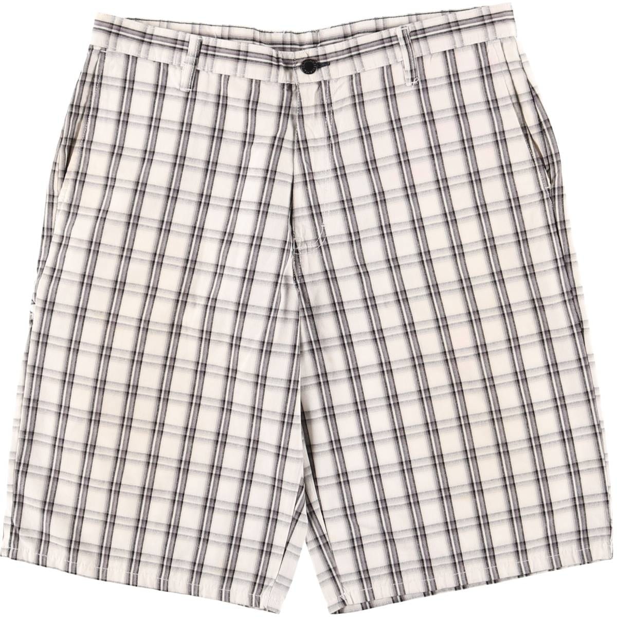 古着 ディッキーズ Dickies チェック柄 ワークショーツ ハーフパンツ メンズw37相当/eaa626504