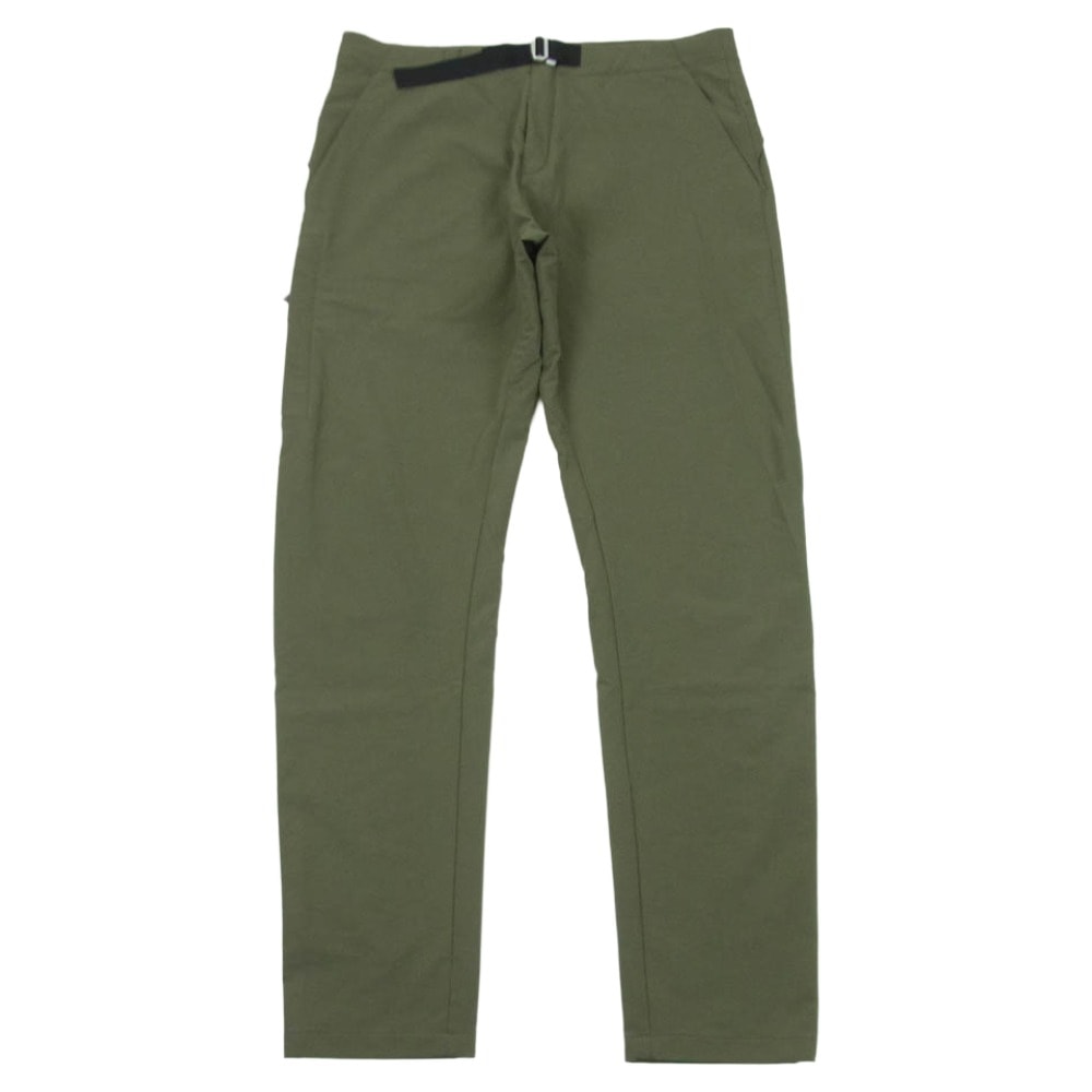 TILAK ティラック POUTNIK Monk Pants ポートニック モンク ベルト ナイロン パンツ グレイッシュオリーブ系 S【中古】