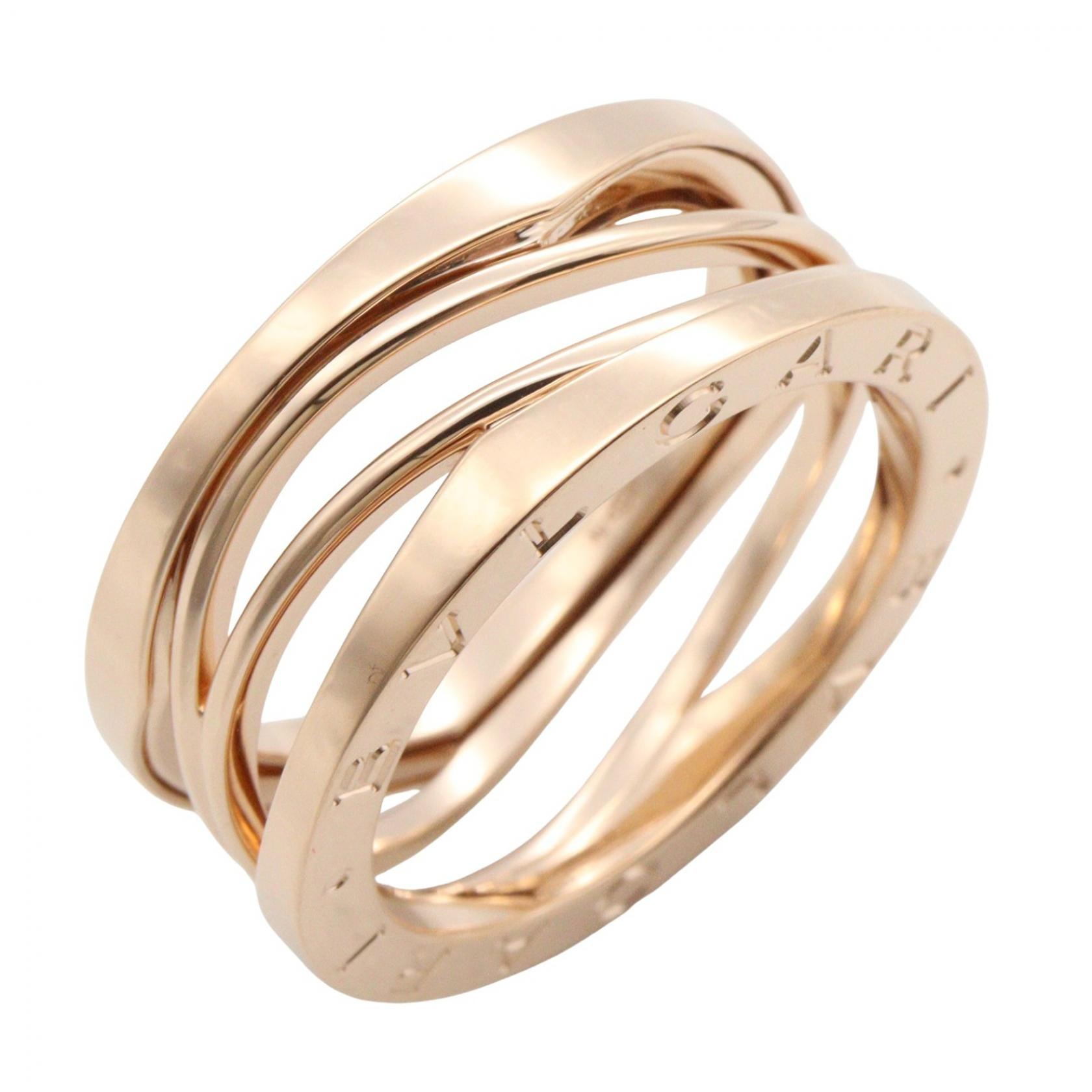ブルガリ BVLGARI デザインレジェンド リング リング・指輪 ジュエリー K18PG(ピンクゴールド) メンズ レディース ゴールド系 【中古】