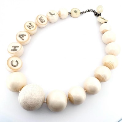 【希少】CHANEL ヴィンテージ ロゴ ボールネックレス 99A 1999年 鑑定済み 正規品 シャネル