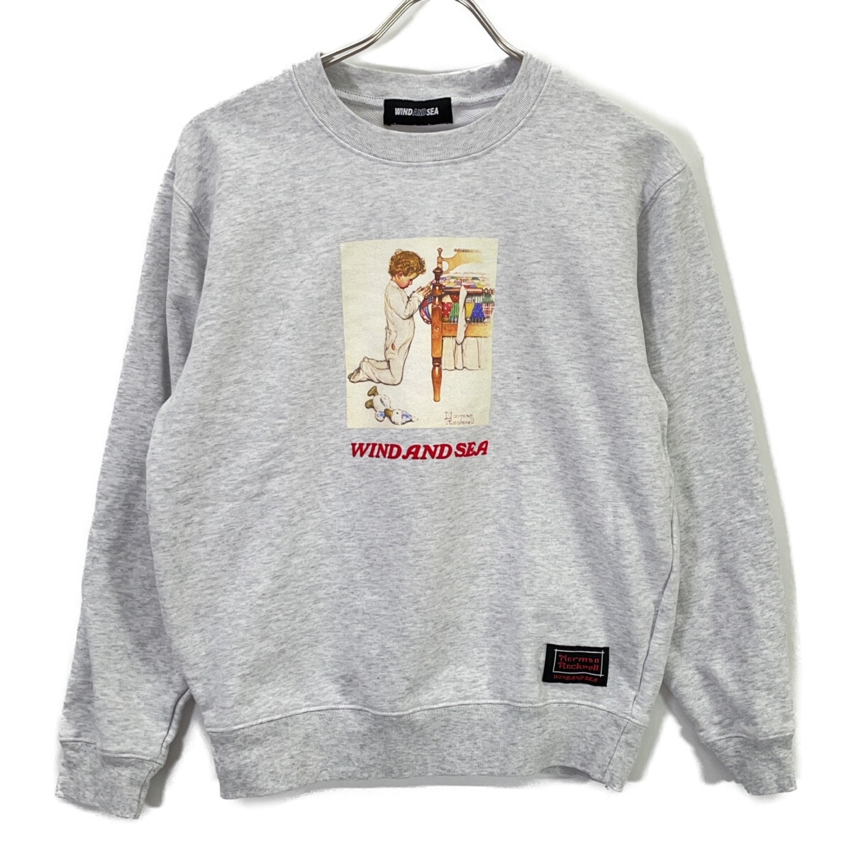 ウィンダンシー xNORMAN ROCKWELL CREW NECK SWEATSHIRT S