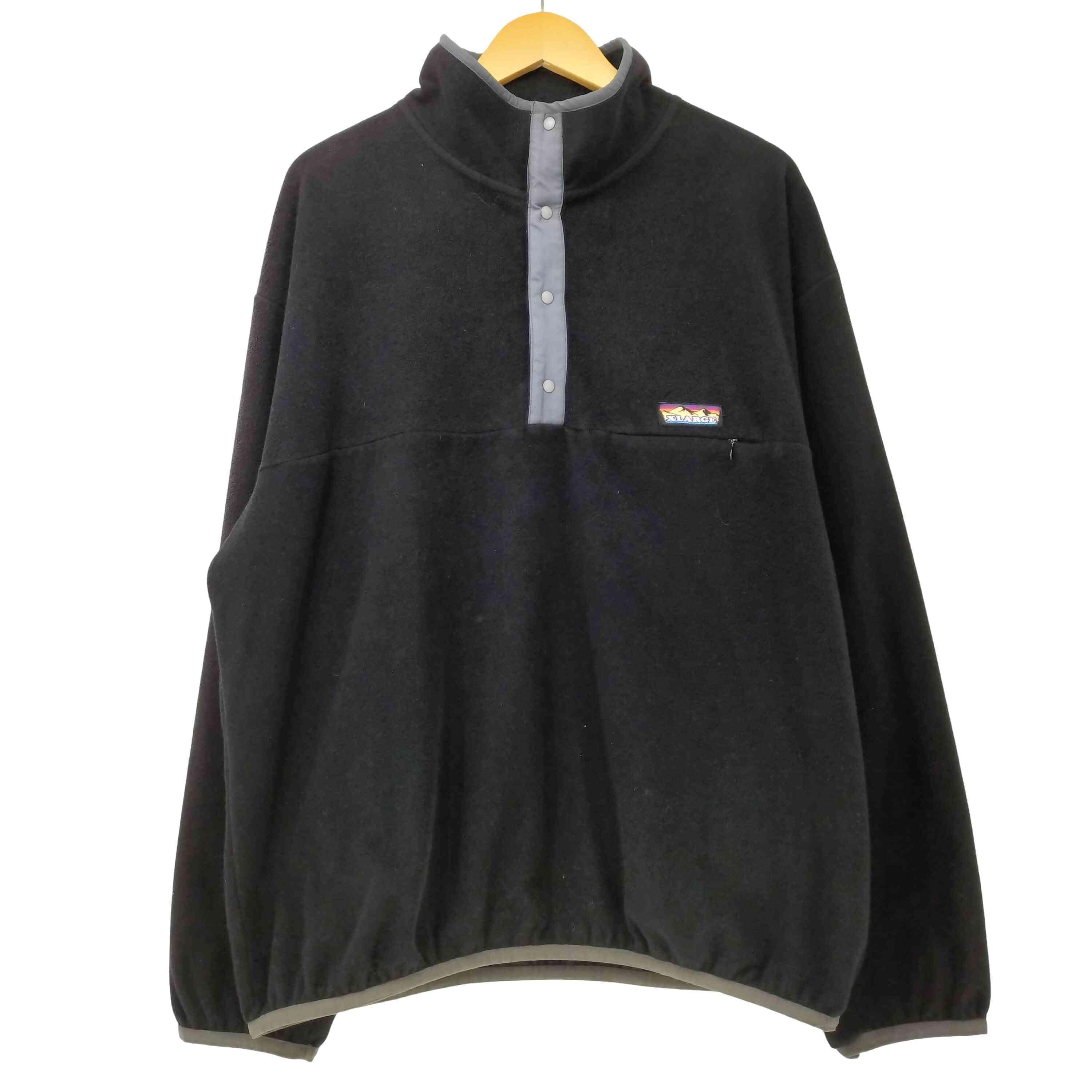 Snap Button Fleece Pullover JKT スナップ ボタン フリース プルオーバー【1142278848270】