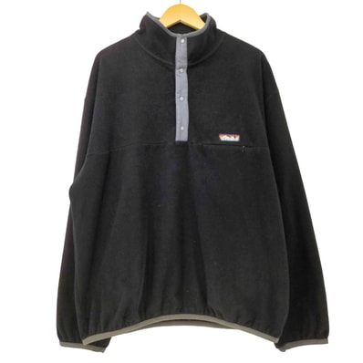 Snap Button Fleece Pullover JKT スナップ ボタン フリース プルオーバー【1142278848270】