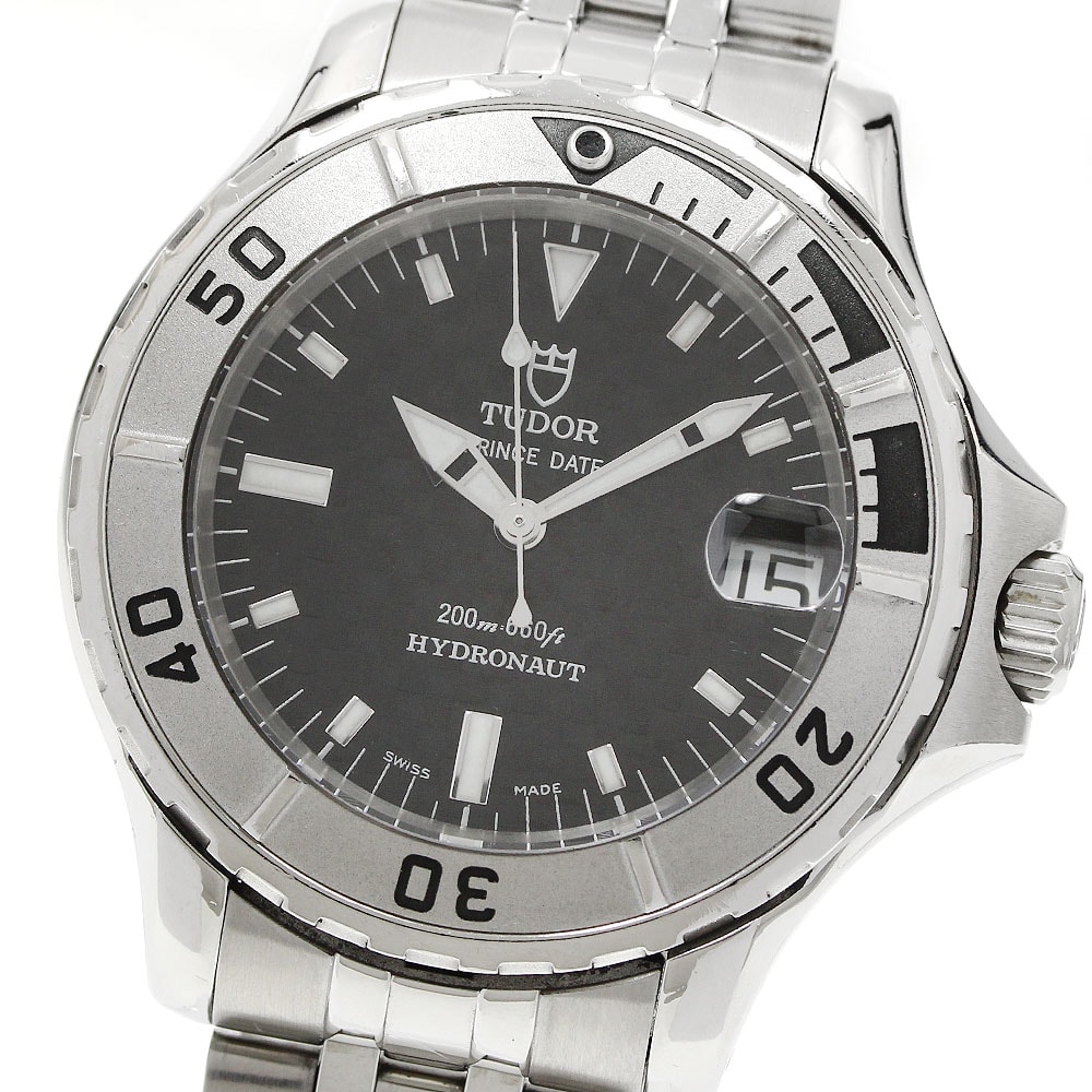 ★保 チュードル ハイドロノート デイト 85190 メンズ 【中古】