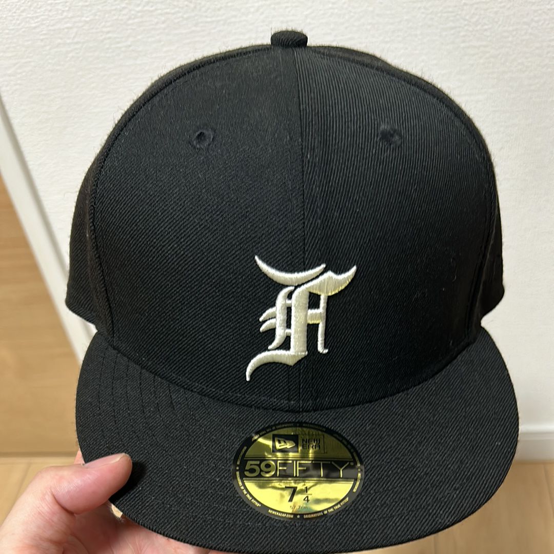 NEW ERA FEAR OF GOD ESSENTIALS 59FIFTY F LOGO Under Visor "Black"