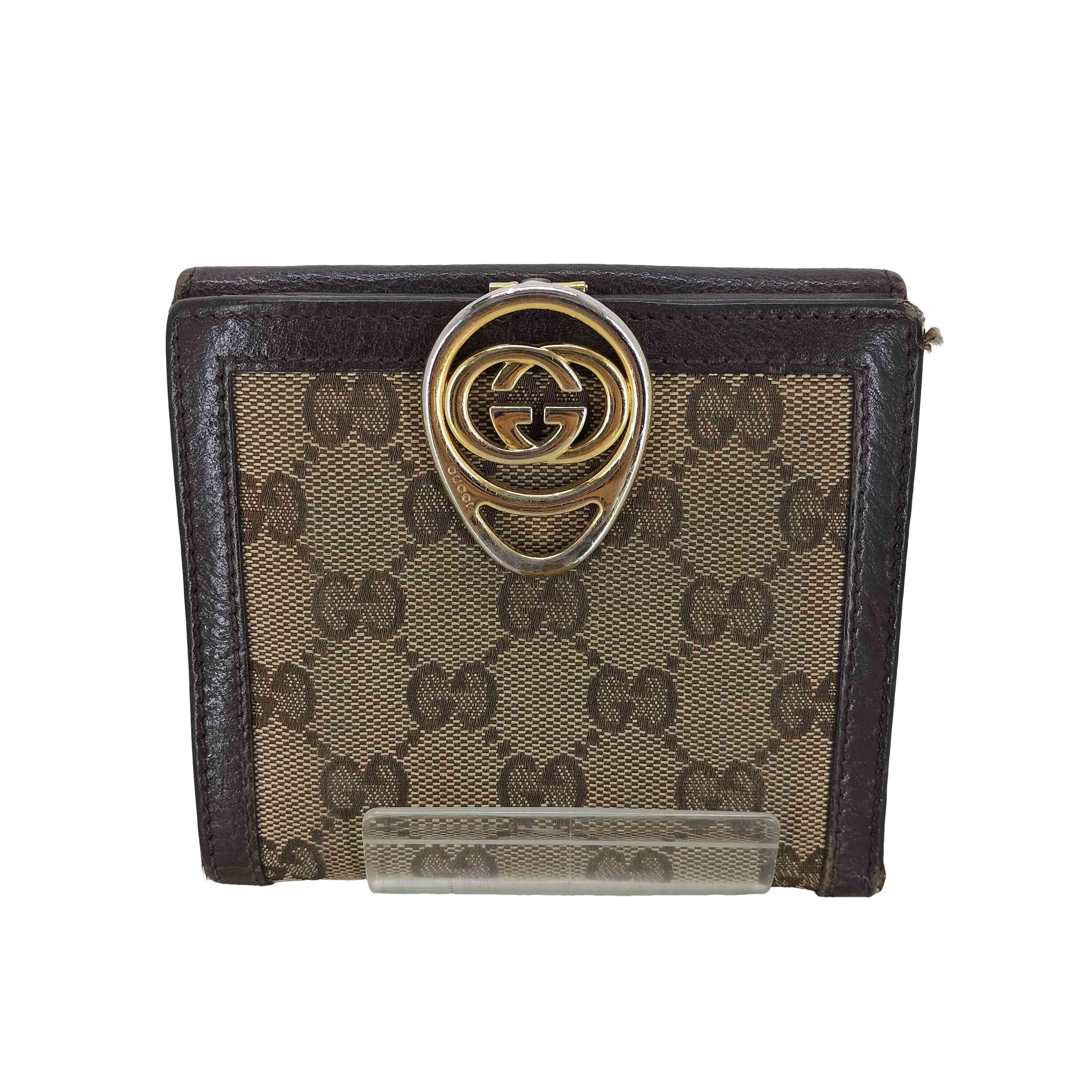 GGキャンバス GGホック 2つ折り財布【1141808237652】