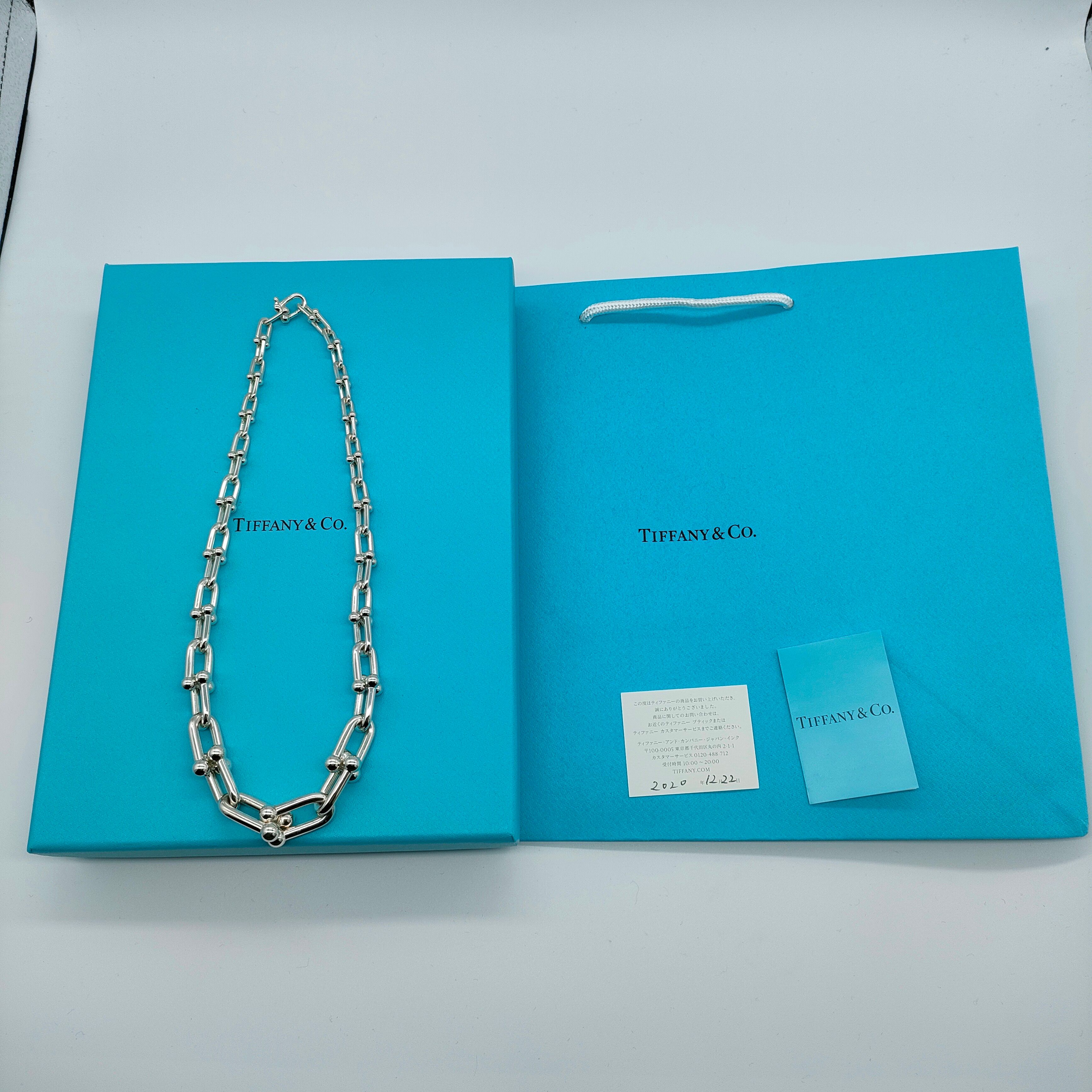Tiffany & Co. HardWear Graduated Link Necklace "Silver"