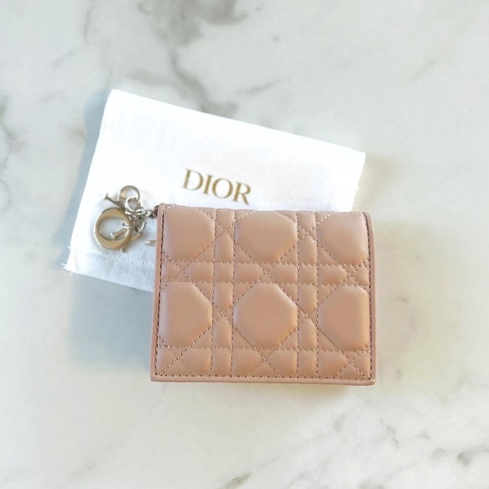【Dior 】レディ ディオール 2つ折りウォレット