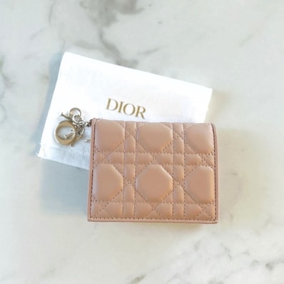 【Dior 】レディ ディオール 2つ折りウォレット