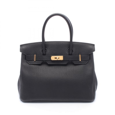 エルメス HERMES バーキン30 ハンドバッグ バッグ レザー トゴ トゴ T刻印(2015年製造) レディース ブラック系 【中古】