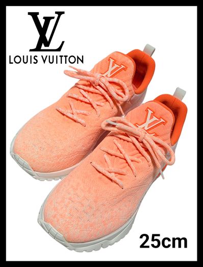 ルイヴィトン V.N.Rライン オレンジ ファブリックスニーカー